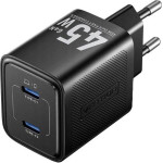 Vention 45W Pd - Gan Technology charger, 2x USB-C (black) - (FEFB0-EU)