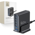 Tech-Protect DC160W-Gan 6-Port Desktop Charger Pd 160W / QC3.0 BLACK