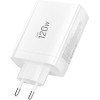 Tech-Protect NC120W-Gan 4-Port Network Charger Pd 120W / QC3.0 WHITE