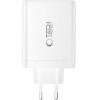 Tech-Protect NC140W-Gan 4-Port Network Charger Pd 140W / QC3.0 WHITE