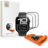 Tech-Protect Easy Set FLEX+ 3-Pack Apple Watch 4 / 5 / 6 / Se 1 / 2 / 3 (40MM) BLACK