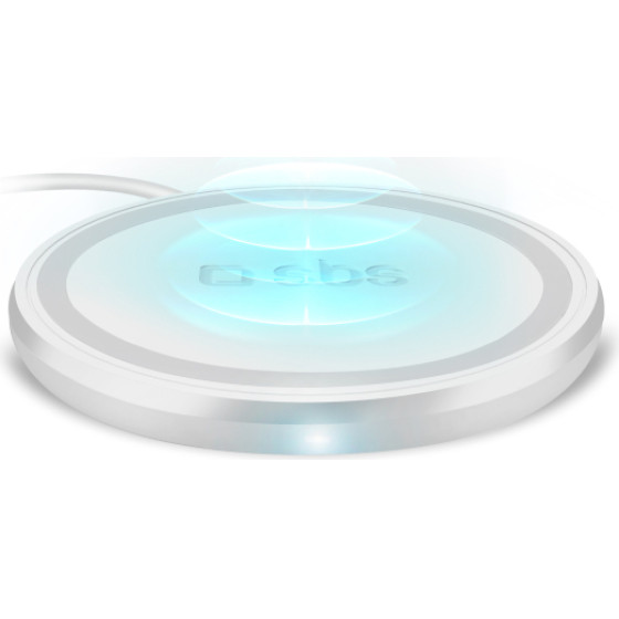 SBS Wireless Charger Qi Mag 15W White - (WIRELESSUF15W)