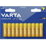 Varta Longlife Aa Battery 10pCs - (4106101761)