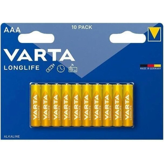 Varta Longlife Aaa Battery 10pCs - (4103101761)