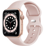 Techsuit - Watchband (W031) - Apple Watch 1/2/3/4/5/6/7/8/9/10/11/SE/Se 2/Se 3 (38/40/41/42mm) - Soft pink