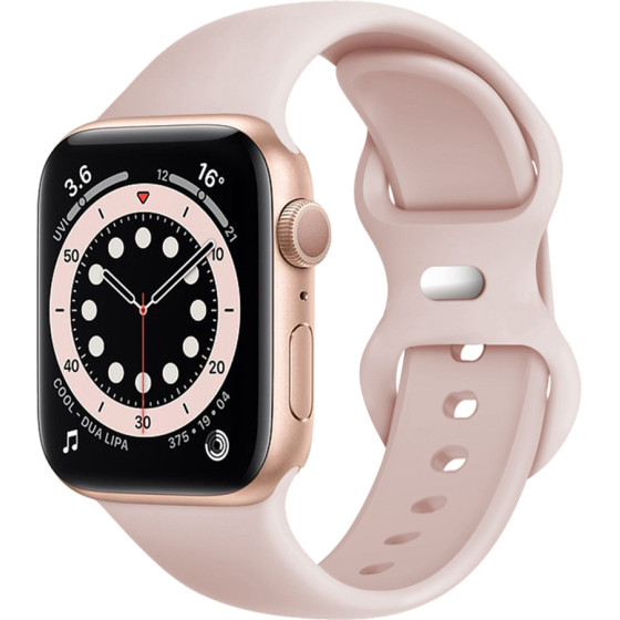 Techsuit - Watchband (W031) - Apple Watch 1/2/3/4/5/6/7/8/9/10/11/SE/Se 2/Se 3 (38/40/41/42mm) - Soft pink