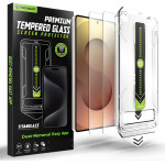 Techsuit - [Fingerprint Unlock Compatible] Titanglass Crystalhd (2 pack) - Samsung Galaxy S26 Ultra - Clear