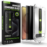 Techsuit - [Fingerprint Unlock Compatible] Titanglass Crystalhd (2 pack) - Samsung Galaxy S26 Ultra - Privacy