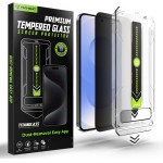 Techsuit - [Fingerprint Unlock Compatible] Titanglass Crystalhd - Samsung Galaxy S26 - Privacy