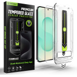 Techsuit - [Fingerprint Unlock Compatible] Titanglass Crystalhd - Samsung Galaxy S26 Plus - Clear