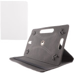 Volte-Tel ���� Tablet 8.0'' - 11.2'' (25,4cm x 18cm) Universal Leather Book Rotating Stand WHITE