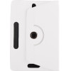 Volte-Tel ���� Tablet 8.0'' - 11.2'' (25,4cm x 18cm) Universal Leather Book Rotating Stand WHITE