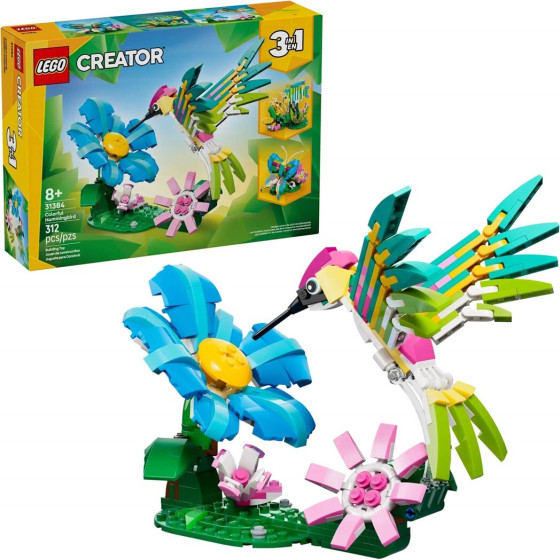 Lego Creator 3 In 1 Wild Animals: Colorful Hummingbird - (31384)
