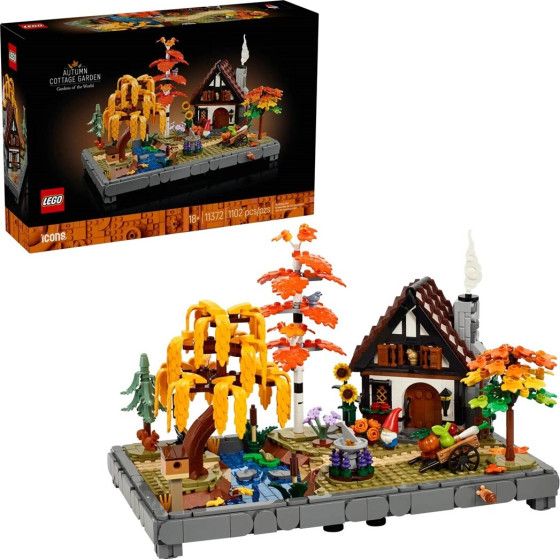 Lego Icons Autumn Cottage Garden - (11372)