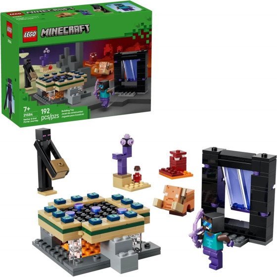 Lego Minecraft Nether And End Portal Journey - (21584)