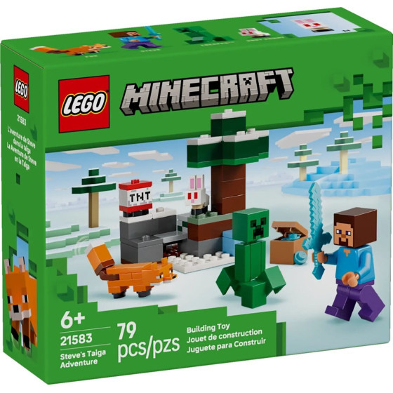 Lego Minecraft Steve's Taiga Adventure - (21583)
