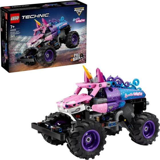 Lego Technic Monster Jam Sparkle Smash Pull-Back - (42220)