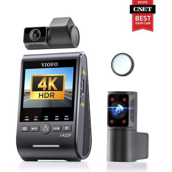 Viofo A329S ������ ����������� 4K 60FPs �� Wi-Fi & Hdr (Sony Starvis 2, GPS, ���������� SSD) - (05003)