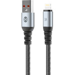 Forever Braix Cable Usb - Lightning 1,0 m 3A black