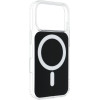 Clear Fusion Mag Cover Case Compatible With Magsafe For Iphone 16 Black OEM