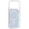 CLEAR FUSION MAG COVER Case compatible with MagSafe for IPHONE 16 Pro Max navy blue OEM