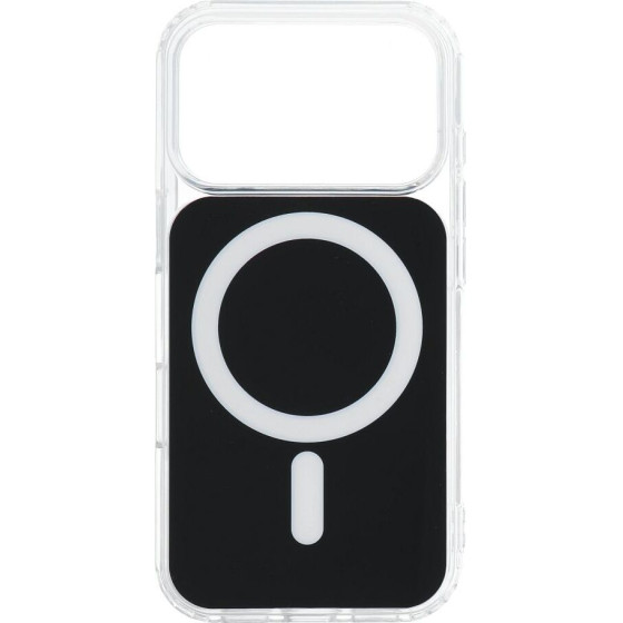 CLEAR FUSION MAG COVER Case compatible with MagSafe for IPHONE 17 Pro black OEM