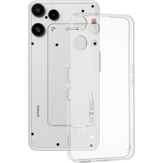 Techsuit - Clear Silicone - Nothing Phone (3a) Lite - Transparent