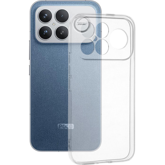 Techsuit - Clear Silicone - Xiaomi Poco F8 Ultra - Transparent