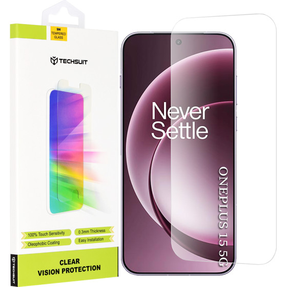 Techsuit - Clear Vision Glass - Oneplus 15 - Transparent