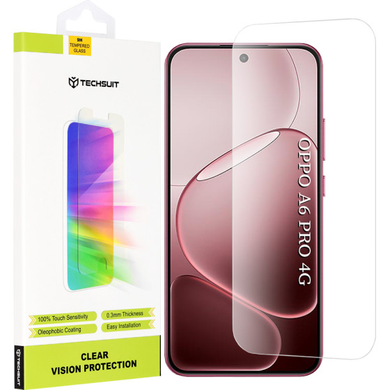 Techsuit - Clear Vision Glass - Oppo A6 Pro 4G / A6 Pro 5G - Transparent