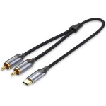 Vention USB-C To 2RCa Male Audio cable, 1m - (BGUHF)