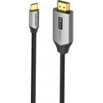 Vention USB-C To Hdmi Cable 4K@60Hz Braided 2m Grey - (CRBBH)