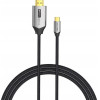Vention USB-C To Hdmi Cable 4K@60Hz Braided 2m Grey - (CRBBH)