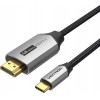 Vention USB-C To Hdmi Cable 4K@60Hz Braided 2m Grey - (CRBBH)