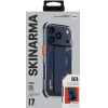 Skinarma Case Haxa For Iphone 17 Pro Magnetic Charging + Grip Stand Blue - (SK-IP17PRO-HAXA-BLU)