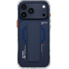 Skinarma Case Haxa For Iphone 17 Pro Max Magnetic Charging + Grip Stand Blue - (SK-IP17PM-HAXA-BLU)