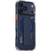 Skinarma Case Haxa For Iphone 17 Pro Max Magnetic Charging + Grip Stand Blue - (SK-IP17PM-HAXA-BLU)