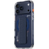 Skinarma Case Haxa For Iphone 17 Pro Max Magnetic Charging + Grip Stand Blue - (SK-IP17PM-HAXA-BLU)