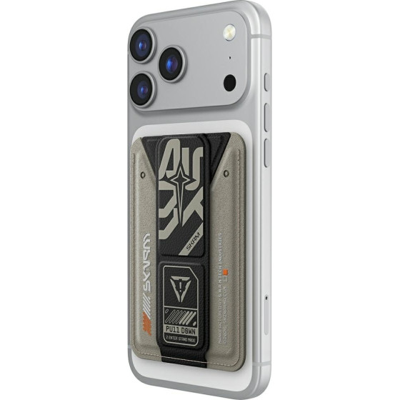 Skinarma Wallet Kado Aegis Magnetic Cardholder Grip Stand Grey - (SK-KADO-AEGISGRY)