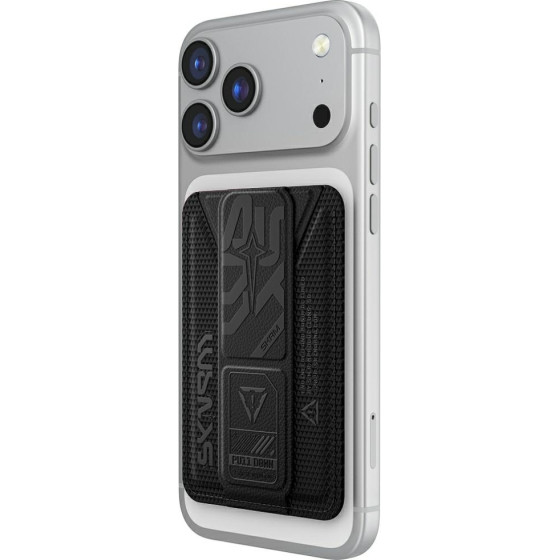 Skinarma Wallet Kado Phantom Magnetic Cardholder Grip Stand Black - (SK-KADO-PHTMBLK)