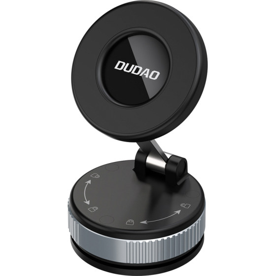 Dudao Magsafe Compatible Car Holder With Suction Cup For Windshield Or Dashboard - Black - (F24PRO)