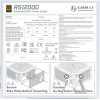 Lian Li RS1200G White - 1200 Watt 80+ Gold Psu - 12V-2x6 Colored Cable - Rs Hub - Fully Modular - (G9P.RS1200G.WH00.EU)