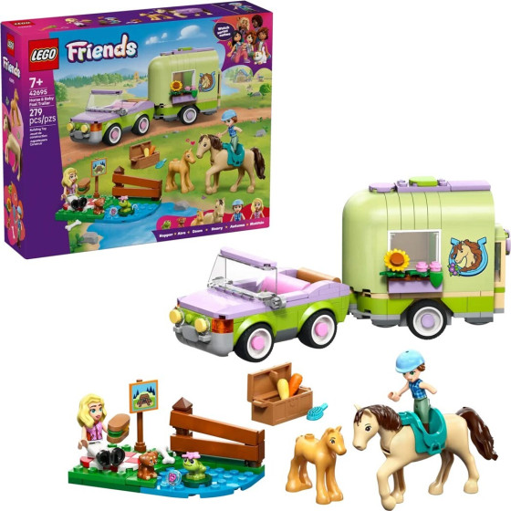 Lego Friends Horse And Baby Foal Trailer - (42695)