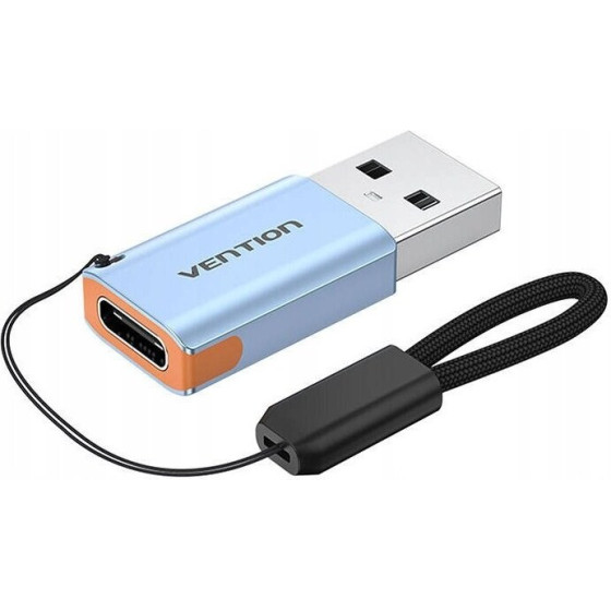 Vention Usb 3.1 Otg Adapter USB-C To USB-A Lanyard - (CUAH0)