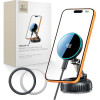 Tech-Protect MM25W-V8 QI2.2 Magnetic Magsafe Windshield & Dashboard Car Mount Wireless Charger 25W BLACK