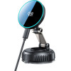 Tech-Protect MM25W-V8 QI2.2 Magnetic Magsafe Windshield & Dashboard Car Mount Wireless Charger 25W BLACK