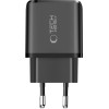 Tech-Protect NCA45W-Gan 2-Port Network Charger Pd 45W / QC3.0 + TYPE-C Cable BLACK