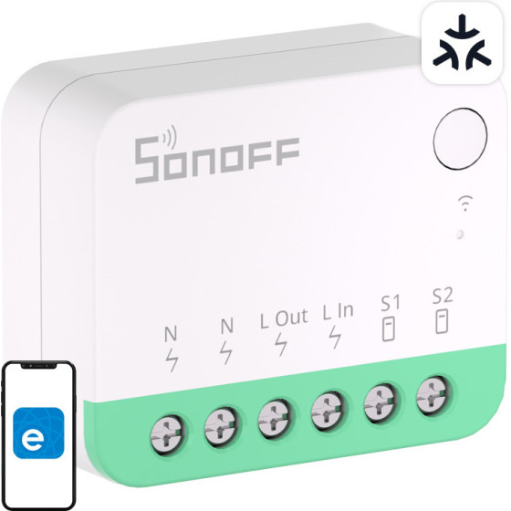 Sonoff MINIR4M Matter ������� ���� ��������� Wifi (HomeKit, SmartThings, Home Assistant). - (MINIR4M.)