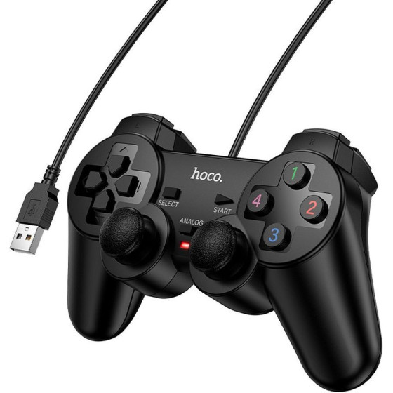 Hoco Wire Gamepad For Pc Fast Link GA3 black