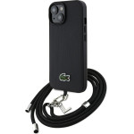 LACOSTE Case Iconic Petit Pique Crossbody Cord Magsafe For Iphone 15 Black - (LCHMBCP15SPVCK)